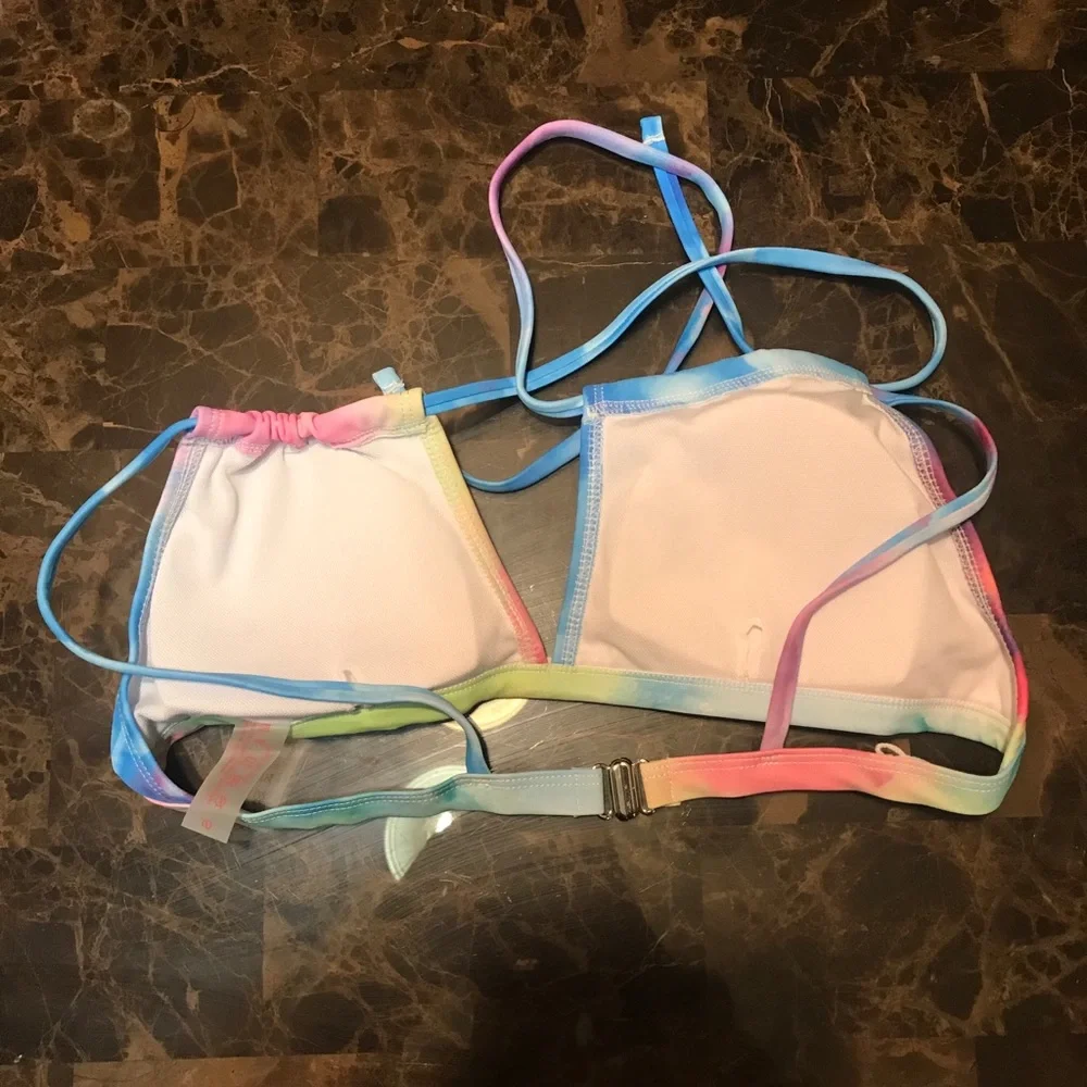 🎉Tie Dye String Bikini Top!
